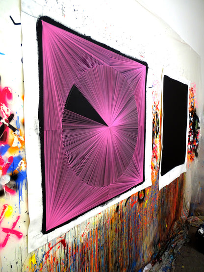 Tehos - tableau art contemporain - Abstraction CL 01 - 2025