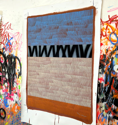 Tehos - tableau art contemporain - Abstraction L09