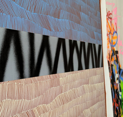 Tehos - tableau art contemporain - Abstraction L09