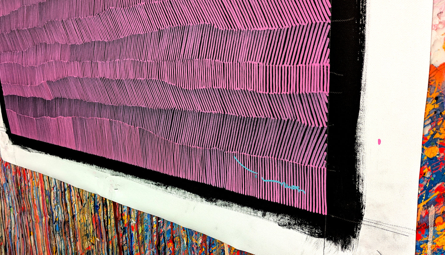 Tehos - tableau art contemporain - Abstraction L 29