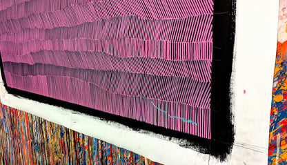 Tehos - tableau art contemporain - Abstraction L 29