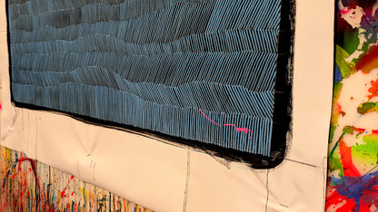 Tehos - tableau art contemporain - Abstraction L13