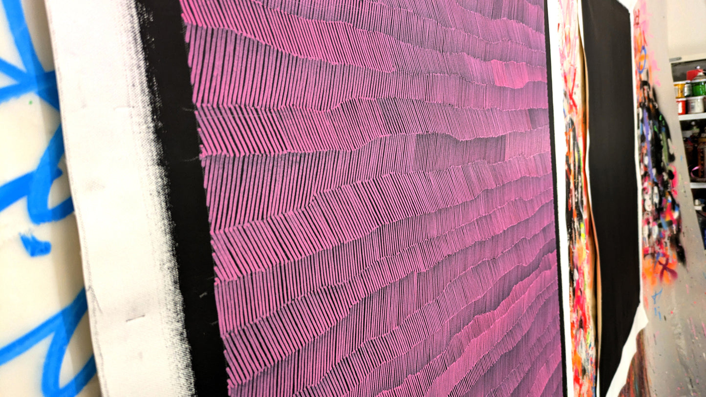 Tehos - tableau art contemporain - Abstraction L 29