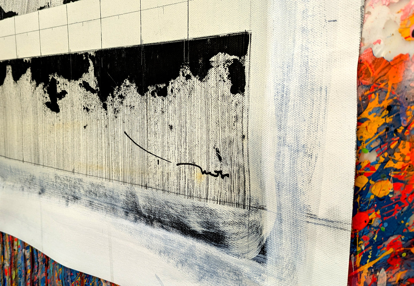 Tehos - tableau art contemporain - Abstraction AA01