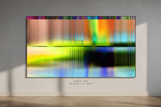 Art pour TV - Samsung Frame TV | Horizon 01 | Œuvre numérique contemporaine | Tehos
