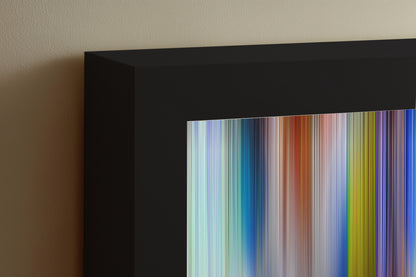 Art pour TV - Samsung Frame TV | Lignes verticales abstraites | Œuvre numérique contemporaine | Tehos