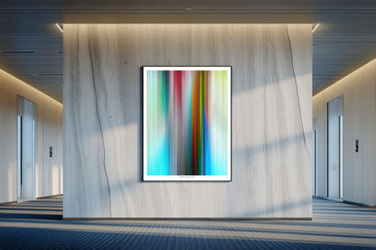 Tehos - Abstract Gradient Stripe 02 - 2026 -  Fine Art print