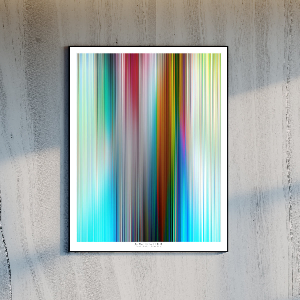 Tehos - Abstract Gradient Stripe 02 - 2026 -  Fine Art print