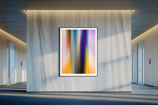 Tehos - Abstract Gradient Stripe 03 - 2026 -  Fine Art print