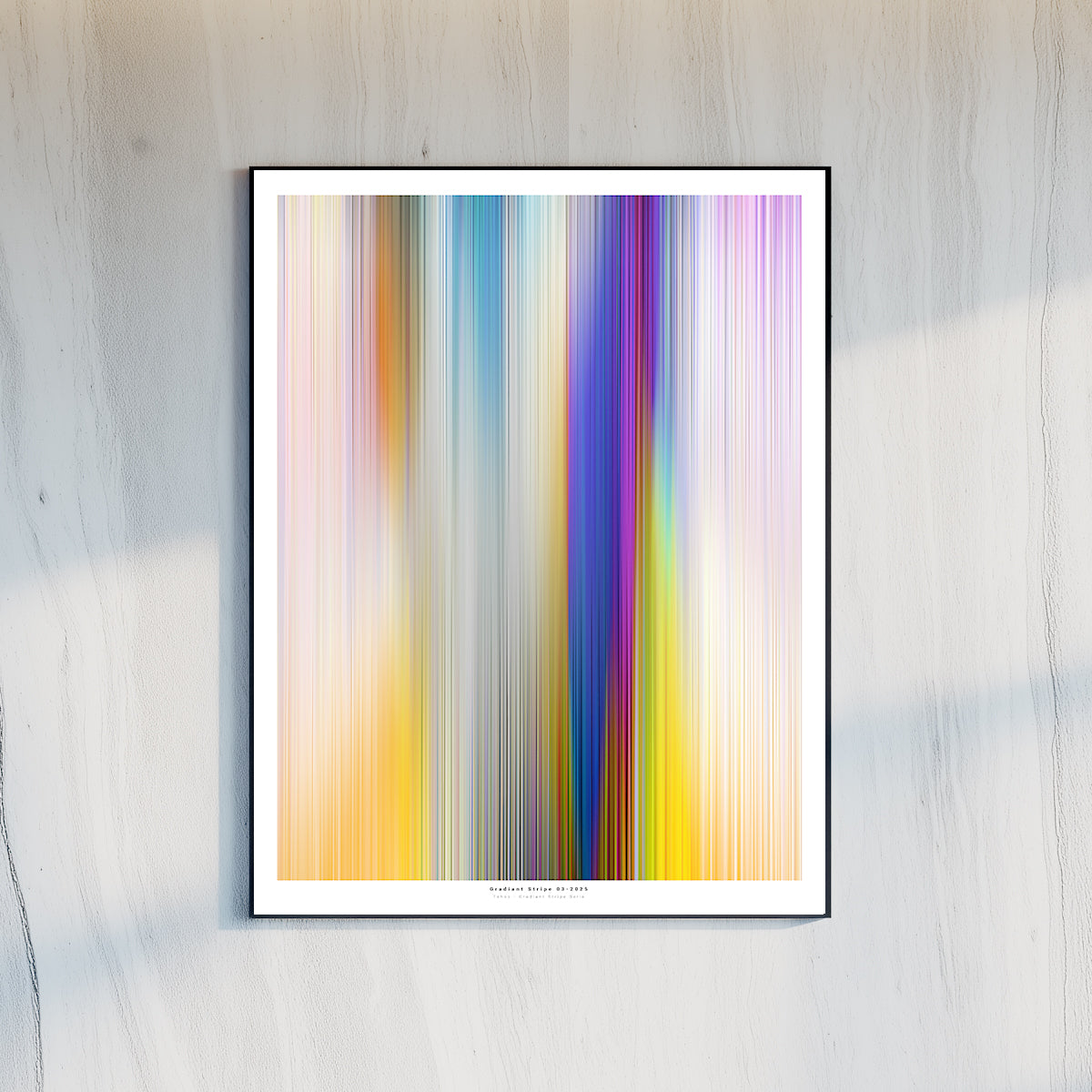 Tehos - Abstract Gradient Stripe 03 - 2026 -  Fine Art print