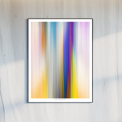 Tehos - Abstract Gradient Stripe 03 - 2026 -  Fine Art print