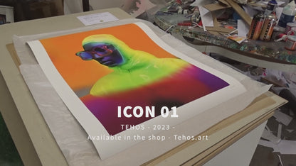 Tehos - Limited edition on fine art paper - Icon 01