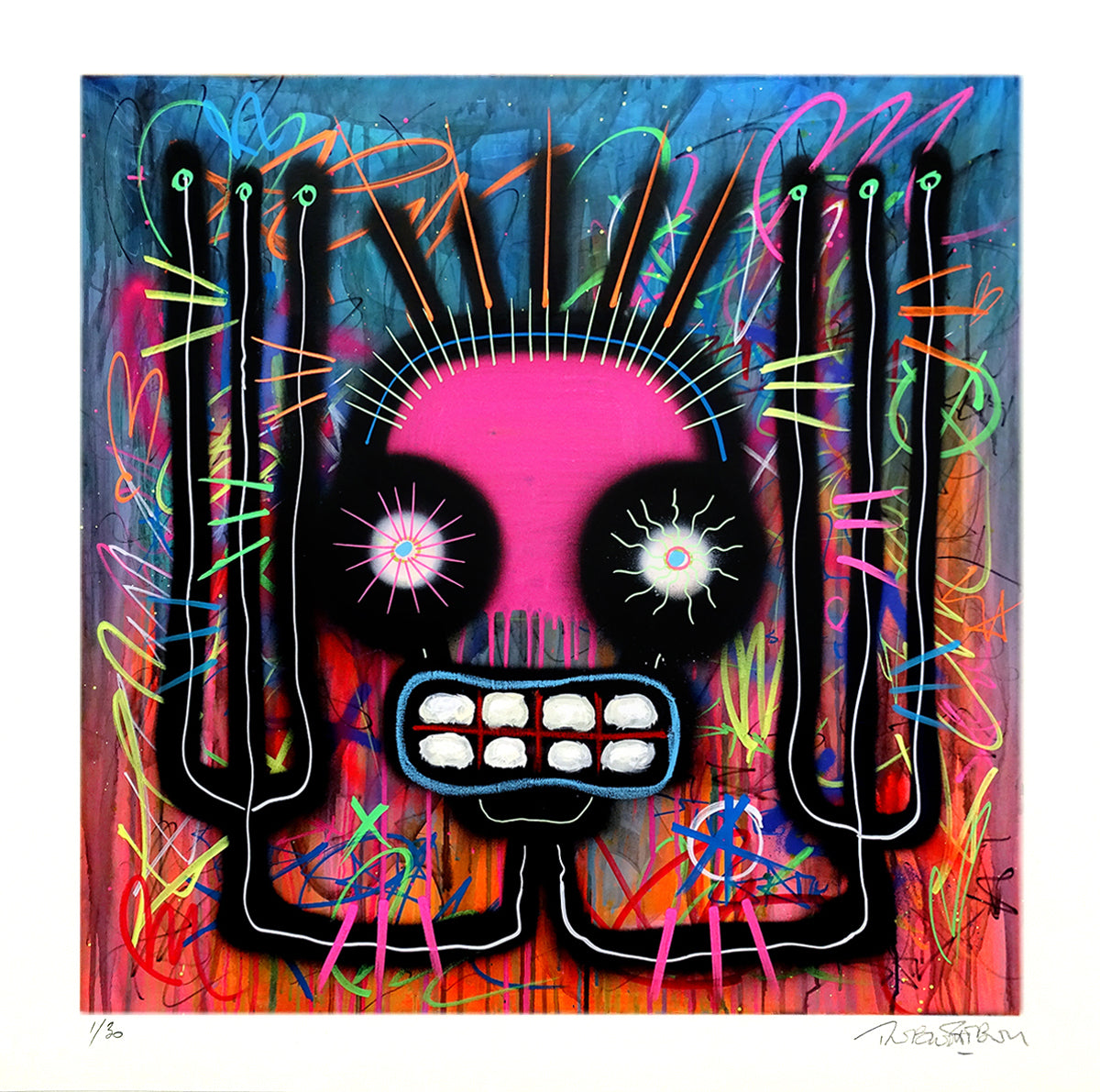 The Big fat boy - Limited edition on fine art paper - I'm the pink monster
